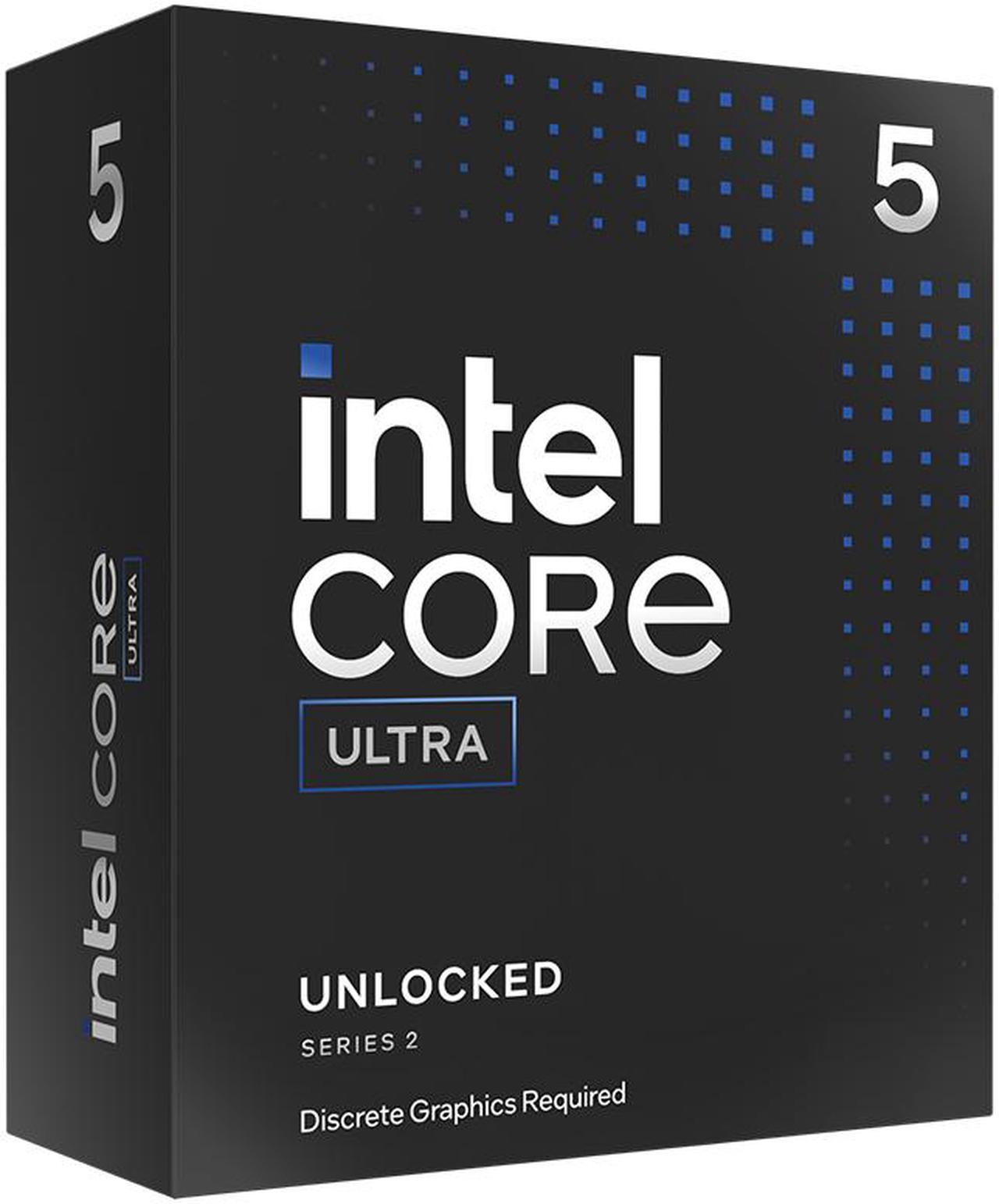 Intel Core Ultra 5 245KF - Core Ultra 5 (Series 2) Arrow Lake 14-Core (6P+8E), LGA 1851, 125W Desktop Processor - BX80768245KF