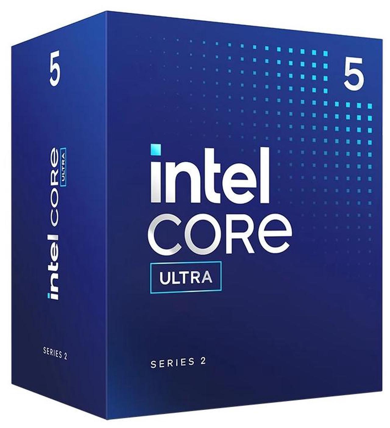 Main image of Intel Core Ultra 5 235 - Core Ultra 5 (Series 2) Arrow Lake 14-Core (6P+8E) 2.9 GHz (E-core base) / 3.4 GHz (P-core base) LGA 1851 65W Intel Graphics Desktop CPU Processor - BX80768235