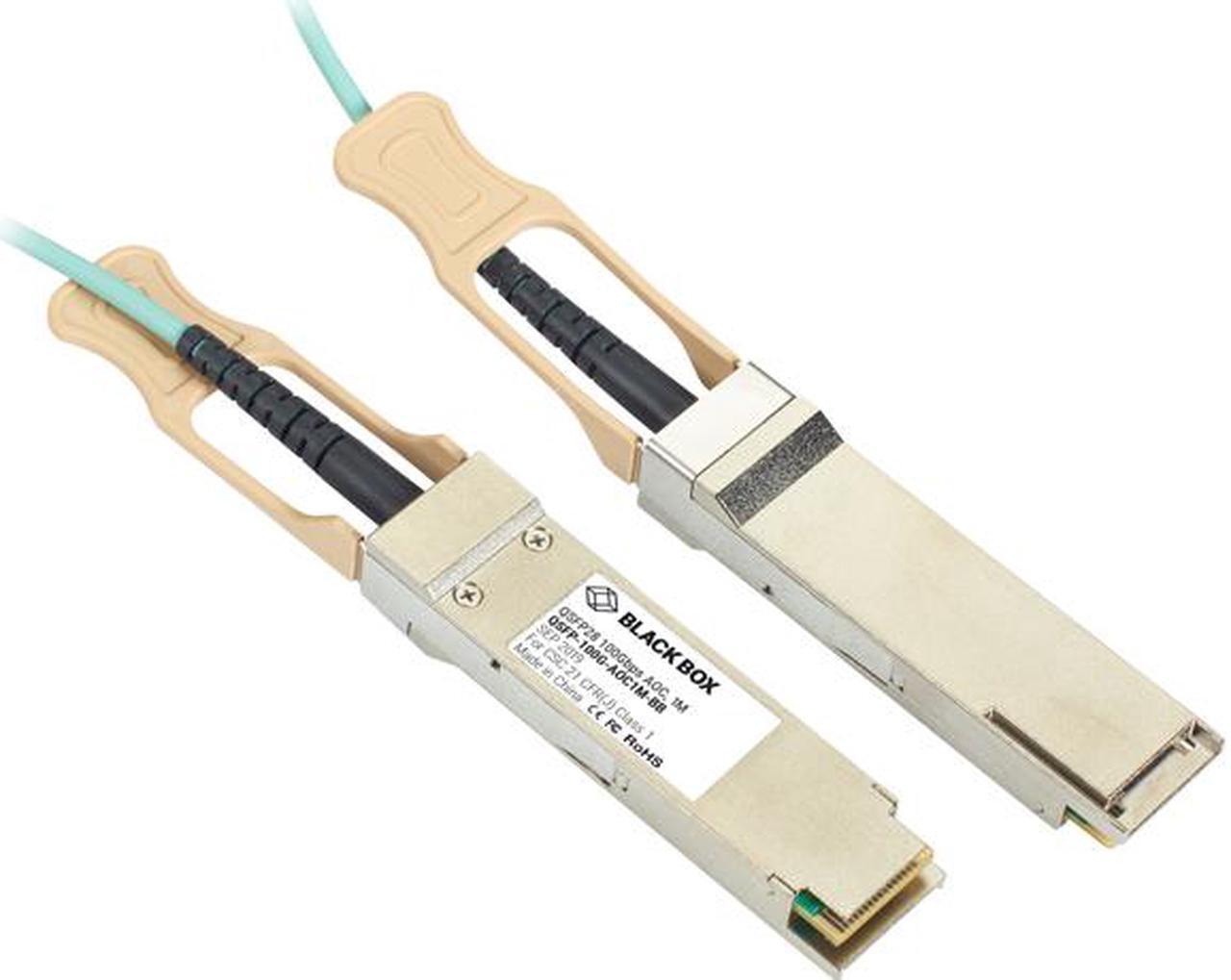 Main image of BLACK BOX QSFP-100G-AOC5M-BB QSFP 100-GBPS ACTIVE OPTICAL CABLE (AOC) - CISCO QSFP-100G-AOC5M COMPATIBLE, AQU