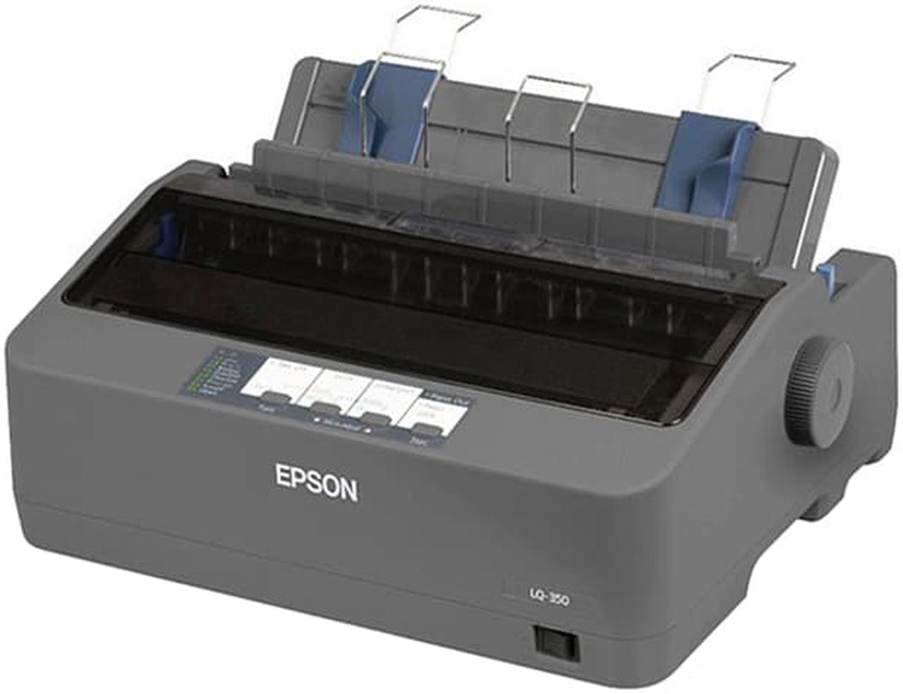 Epson LQ-350 Dot Matrix Printer , 24 pins, 80 column, original + 3 copies, 300 cps HSD (10 cpi), Epson ESC/P2 - IBM 2390