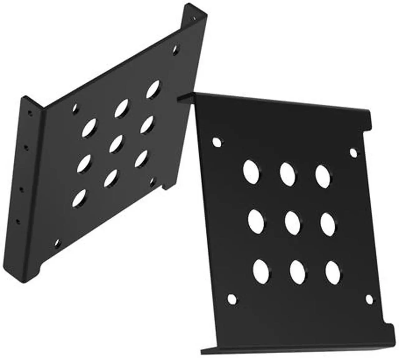 Alt view image 5 of 7 - ORICO Aluminum 2.5 Inch to 3.5 Inch Bay Drive Converter Kit for Hard Drive/SSD Bracket Converter Adapter 3.5 to 1x2.5 - Black (AC325-1S-V1)