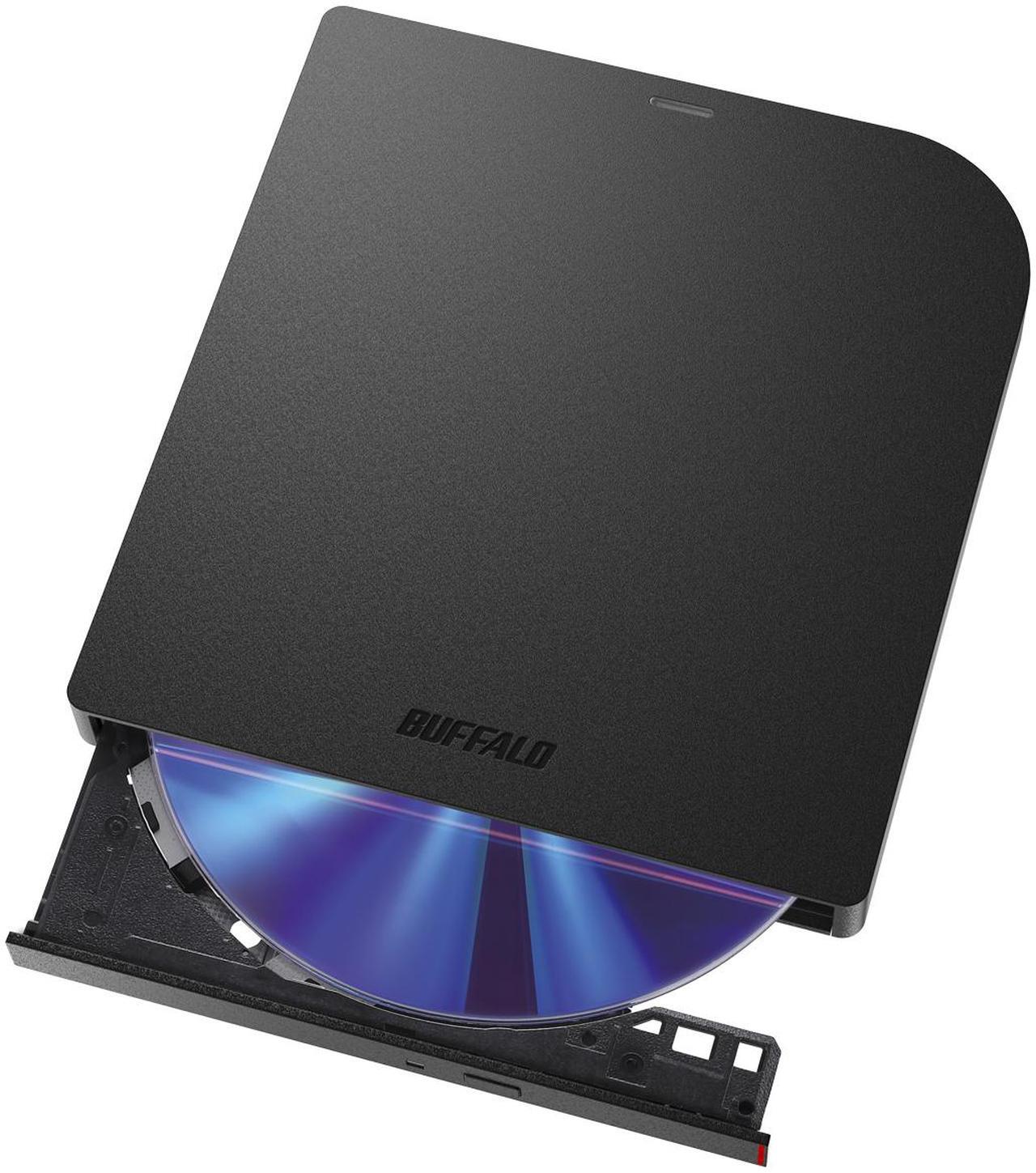 Alt view image 8 of 11 - Buffalo MediaStation BRXL-PUS6U3B-TAA Portable Blu-ray Writer BRXLPUS6U3BTAA