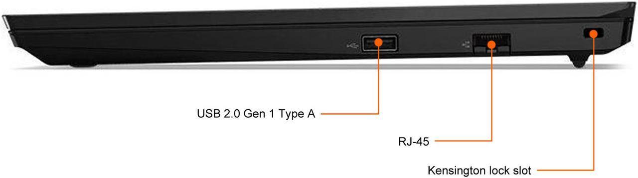 Alt view image 8 of 15 - Lenovo Laptop ThinkPad E15 G2 Intel Core i5-1135G7 8GB Memory 256 GB SSD Intel Iris Xe Graphics 15.6" Non-Touch Screen Windows 10 Pro 64-bit 20TDS00B00