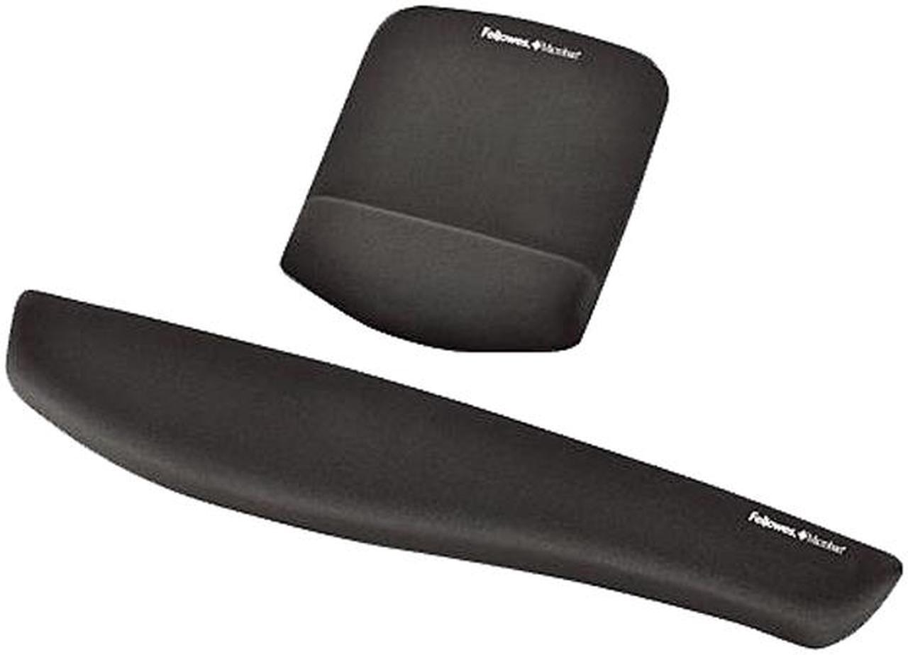 Fellowes PlushTouch Mouse Pad/Wrist Rest with FoamFusion Technology - Graphite