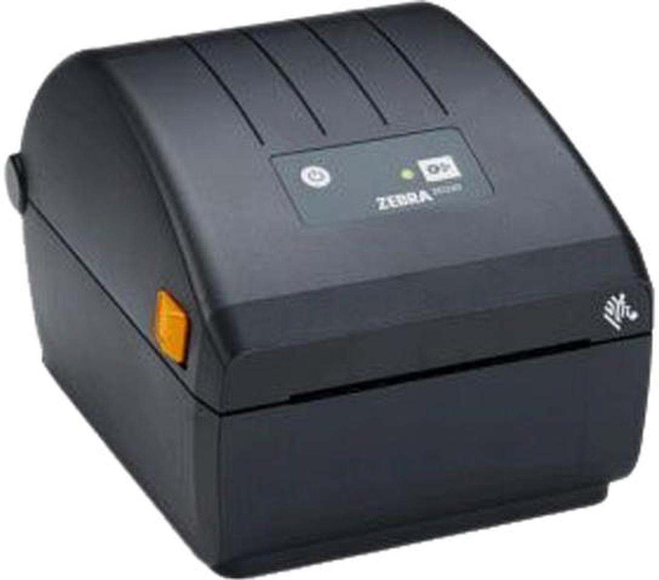 ZEBRA AIT PRINTER ZD220 DIRECT THERMAL PRINTER STANDARD EZPL 203 DPI US POWER CORD USB DISPENSER PEELER