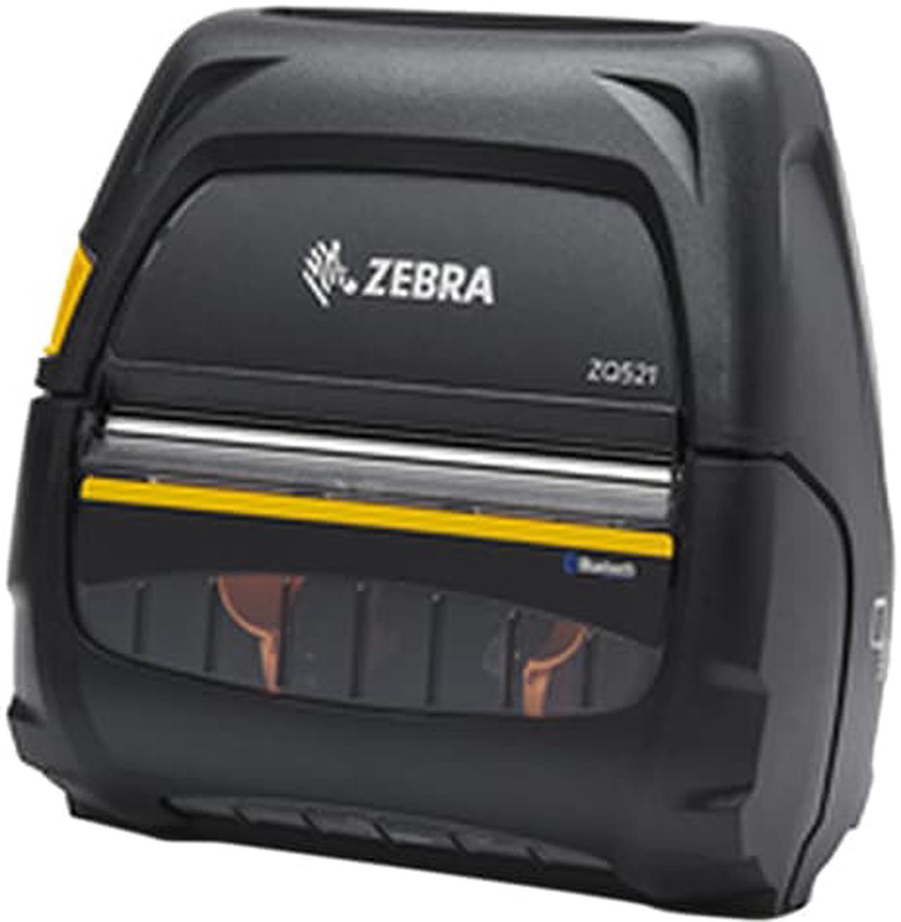 ZEBRA AIT PRINTER ZQ521 MEDIA WIDTH 445113MM ENGLISHLATIN FONTS BLUETOOTH 41 LINERLESS STND BATTERY USCANADA CERTS