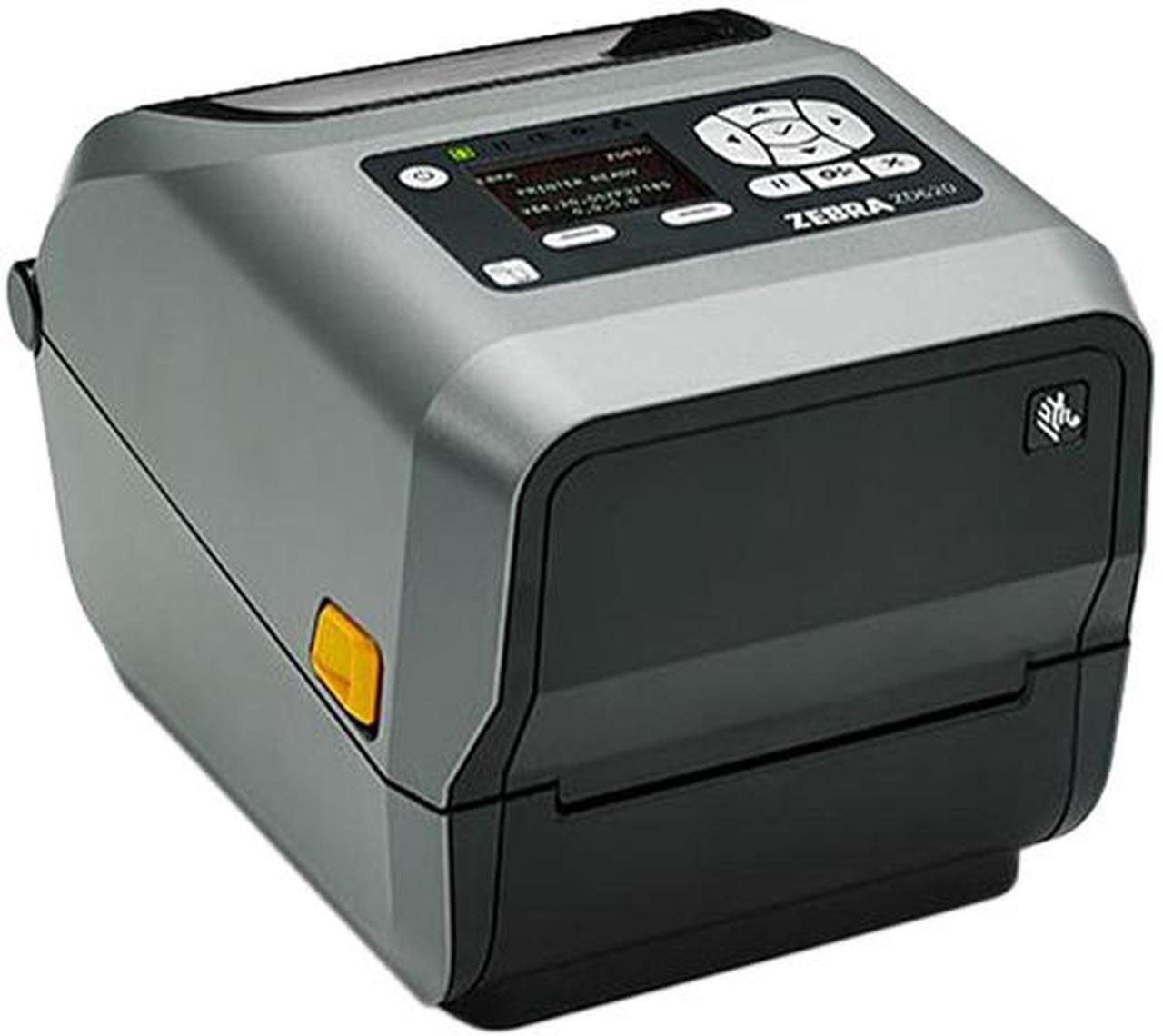 ZEBRA AIT PRINTER DT ZD620 LCD STANDARD EZPL 203 DPI US CORD USB USB HOST BTLE SERIAL ETHERNET LINERLESS WITH CUTTER AND TAKE LABEL SENSOR