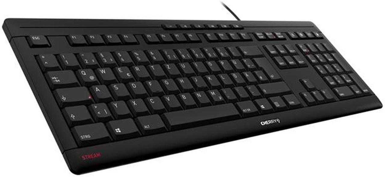Alt view image 2 of 6 - CHERRY STREAM JK-8500DE-2 Black 105 Normal Keys 10 Function Keys USB Wired Keyboard, Germany Layout