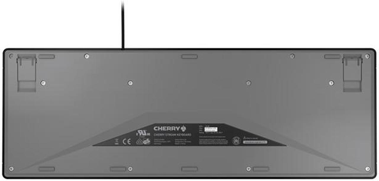 Alt view image 6 of 6 - CHERRY STREAM JK-8500DE-2 Black 105 Normal Keys 10 Function Keys USB Wired Keyboard, Germany Layout