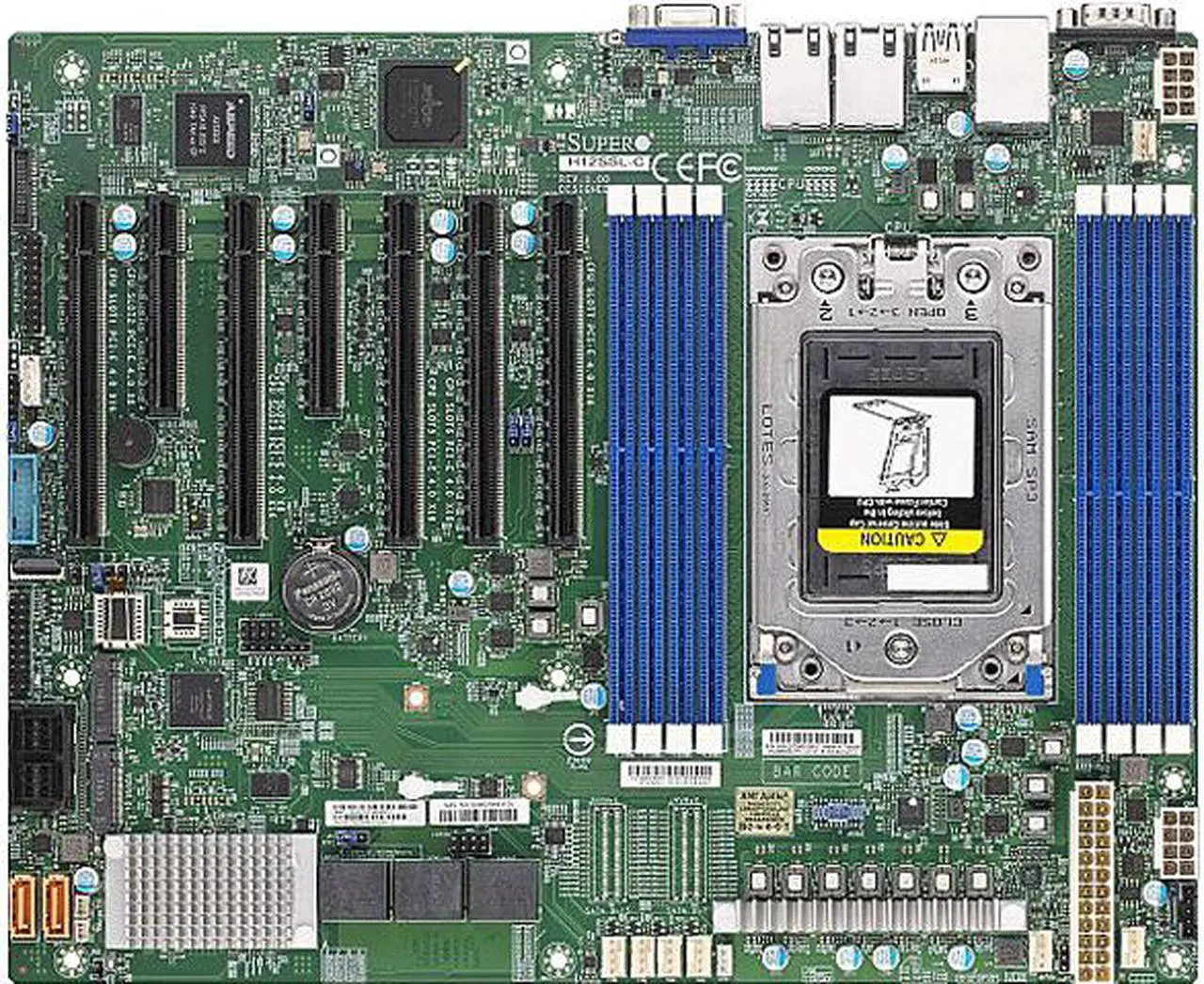 Supermicro MB MBDH12SSLCO Socket SP3 AMD EPYC 7003 Milan/EPYC 7002 Rome ...