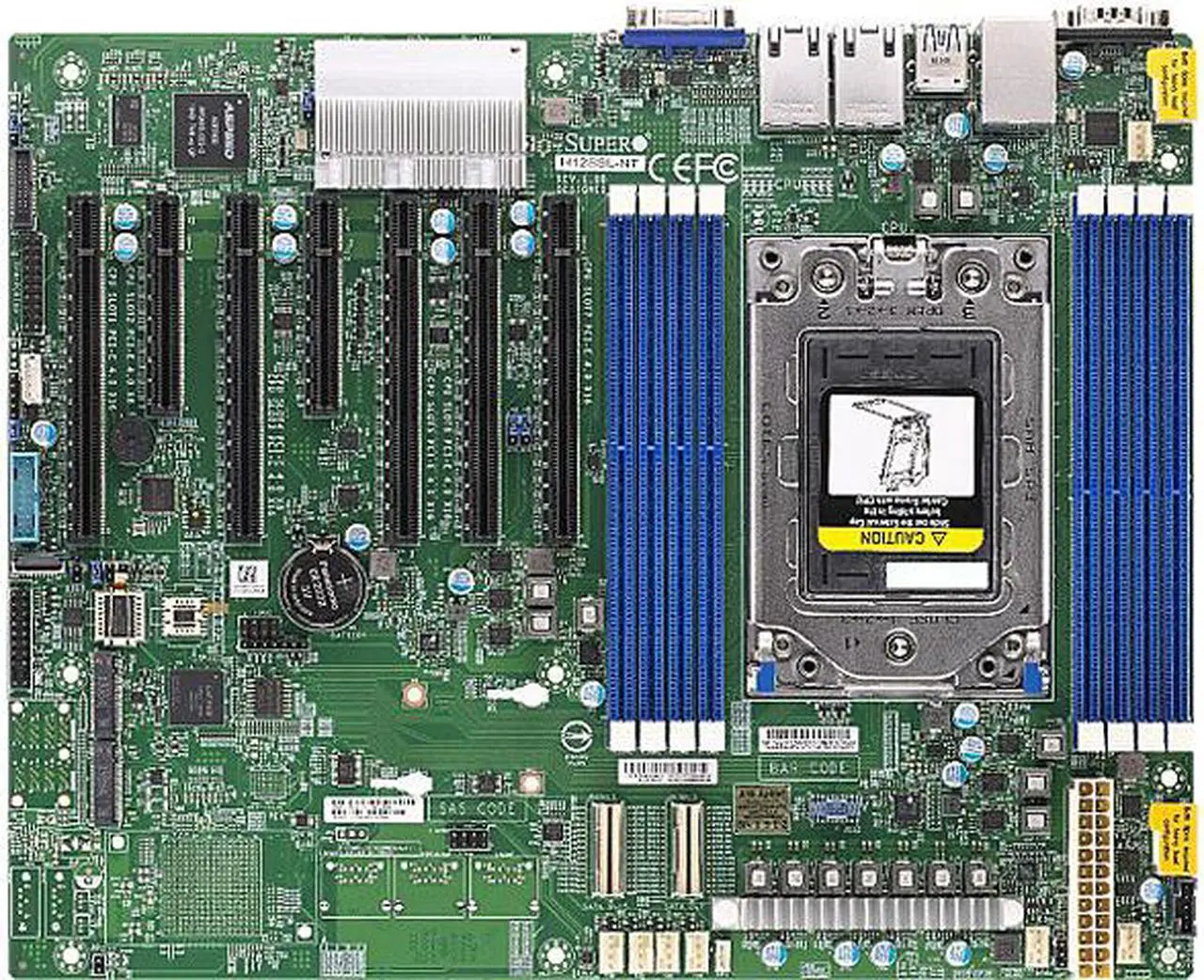Main image of Supermicro Motherboard MBDH12SSLNTO Socket SP3 AMD EPYC 7003 Milan/7002 Roma Max 2TB DDR4 PCIE ATX