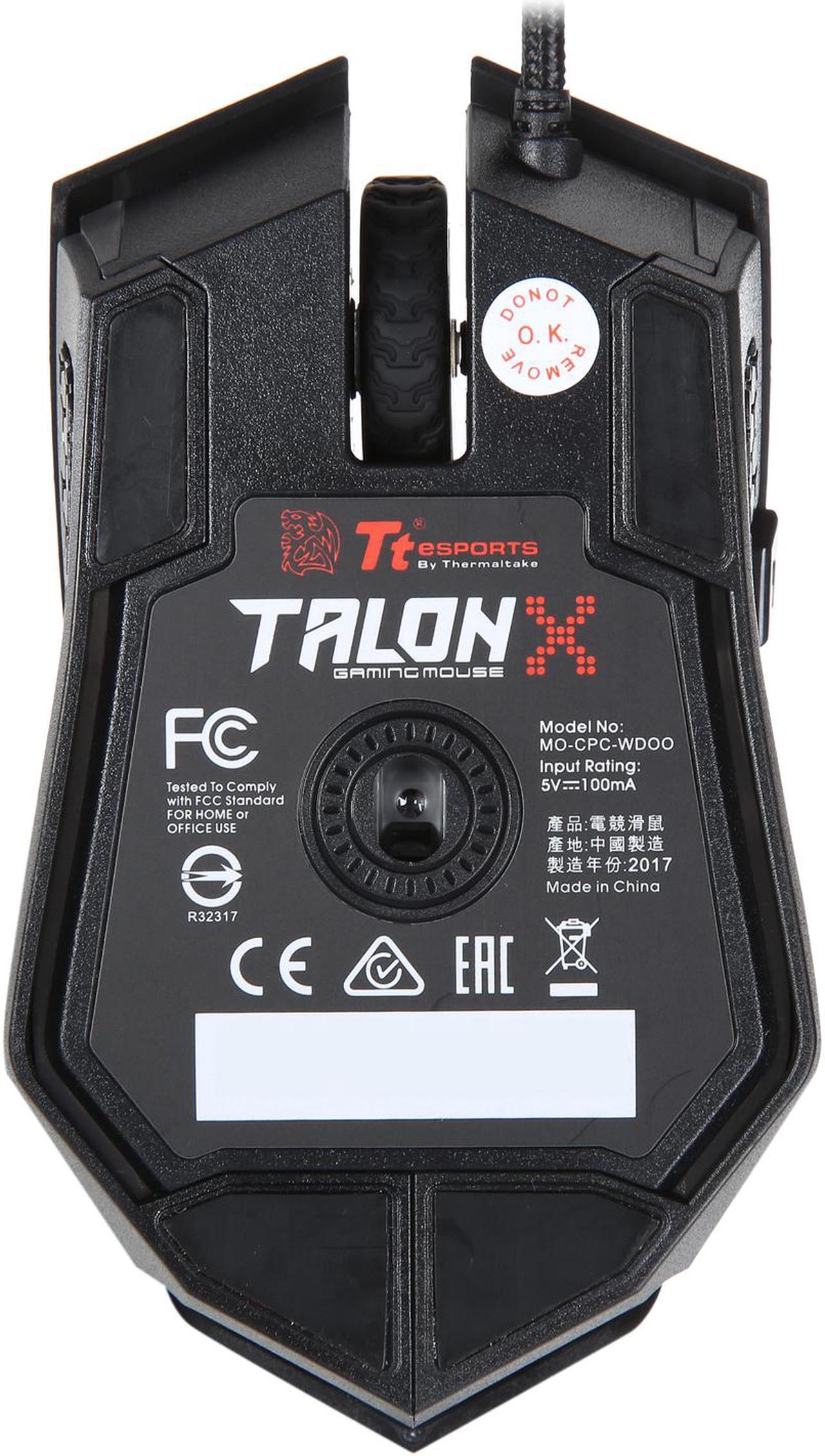 Alt view image 7 of 13 - Thermaltake Tt eSports TALON X Gaming Gear Combo - Black (Retail)