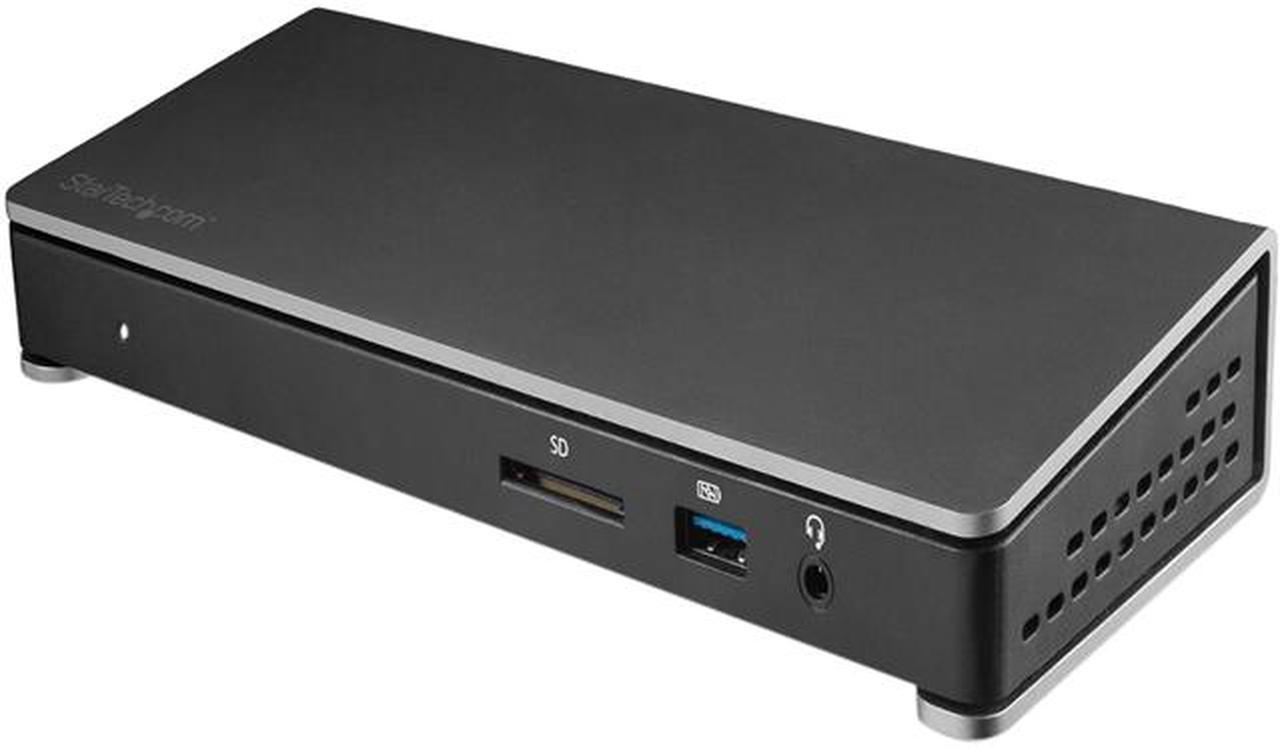 StarTech.com TB3DOCK2DPPD Thunderbolt 3 Dock - 85W Power Delivery - Dual 4K Monitor Docking Station with USB Type C & DisplayPort (TB3DOCK2DPPD)