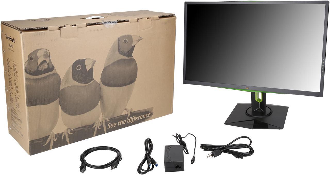 Alt view image 8 of 9 - ViewSonic XG2760 27" Quad HD 2560 x 1440 2K Fast Action 165Hz 1ms (GTG W/OD) HDMI DisplayPort NVIDIA G-Sync USB Hub Backlit LED Anti-Glare Gaming Monitor