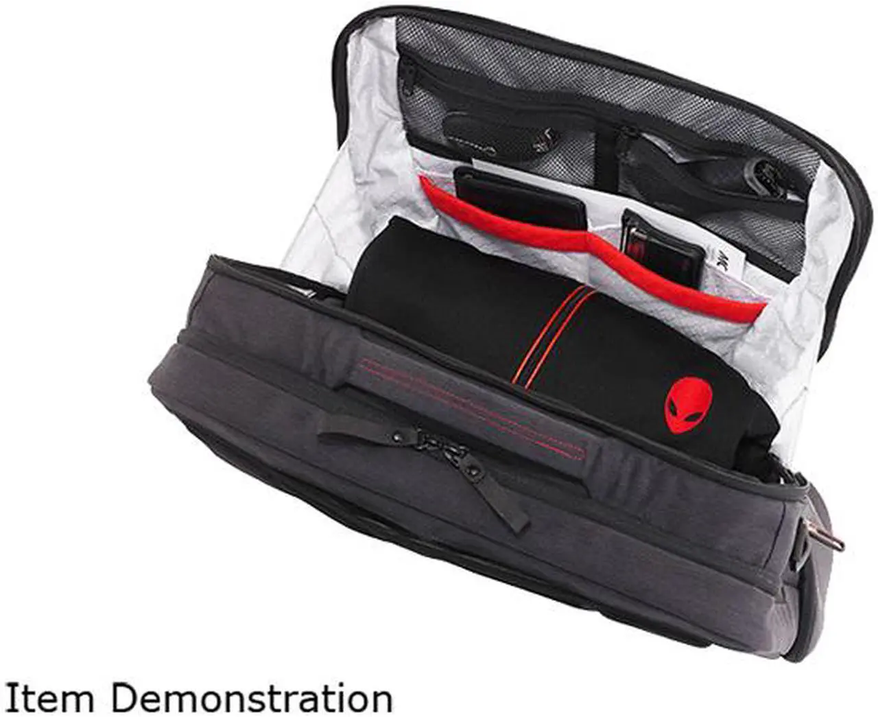 Alt view image 9 of 10 - Mobile Edge Alienware AWA51GB17 Area-51m Gear Bag - 17.3-inch - Black, Gray
