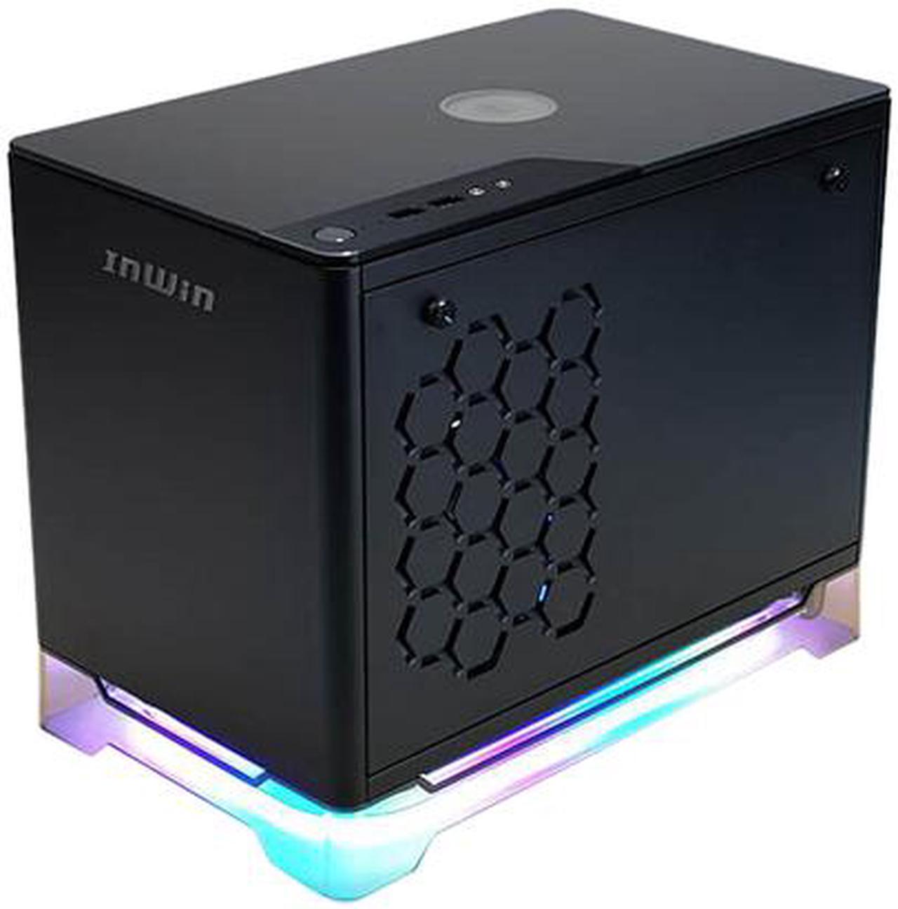 Alt view image 4 of 7 - In Win A1 PLUS BLACK Mini-ITX Tower with Integrated ARGB Lighting and 650W 80 PLUS Gold Power Supply, Black
