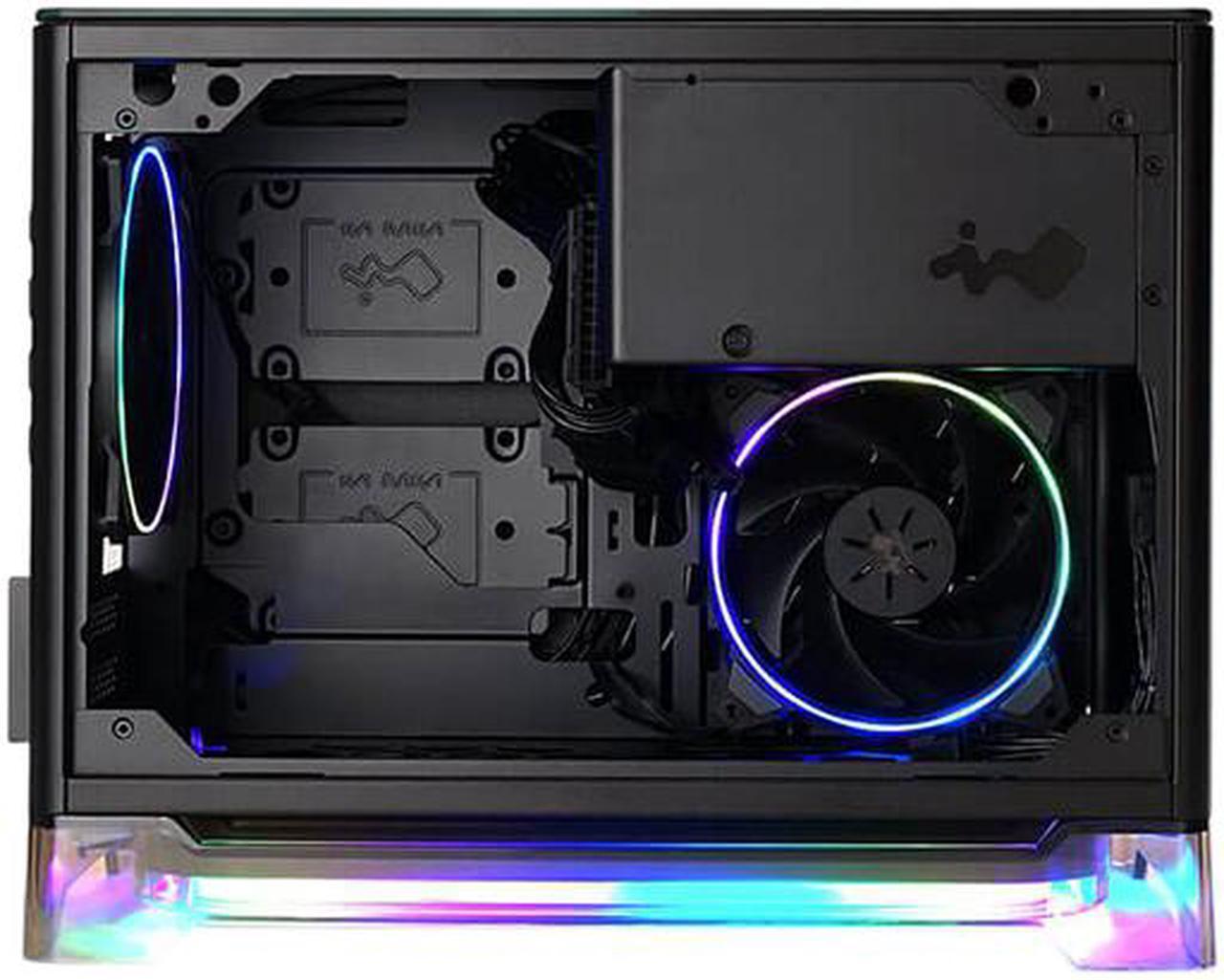 Alt view image 5 of 7 - In Win A1 PLUS BLACK Mini-ITX Tower with Integrated ARGB Lighting and 650W 80 PLUS Gold Power Supply, Black