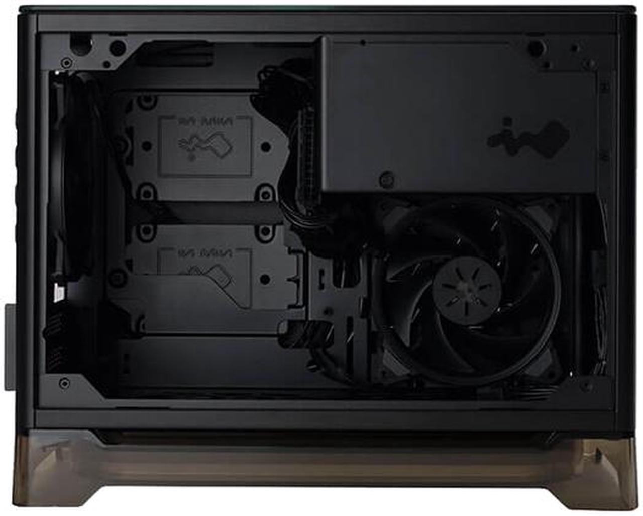 Alt view image 6 of 7 - In Win A1 PLUS BLACK Mini-ITX Tower with Integrated ARGB Lighting and 650W 80 PLUS Gold Power Supply, Black