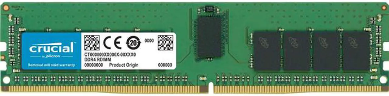 Main image of Crucial CT16G4RFD8266 16GB DDR4 2666 288-Pin CL19 2Rx8 ECC Registered DIMM Memory