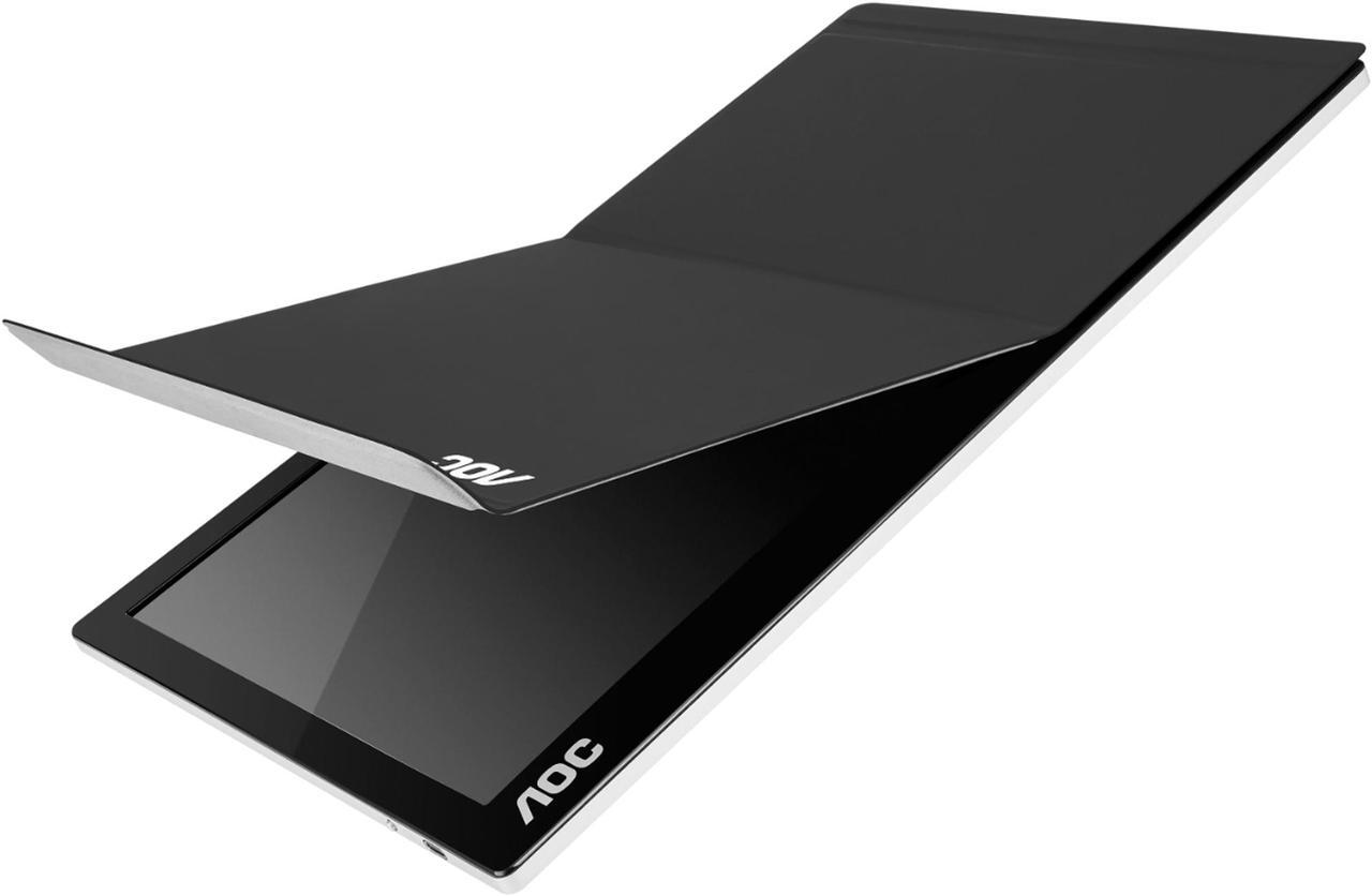 Alt view image 9 of 14 - AOC 15.6" I1601C 1920 x 1080 FHD IPS USB-C Tilt Pivot WLED Backlight Portable Monitor