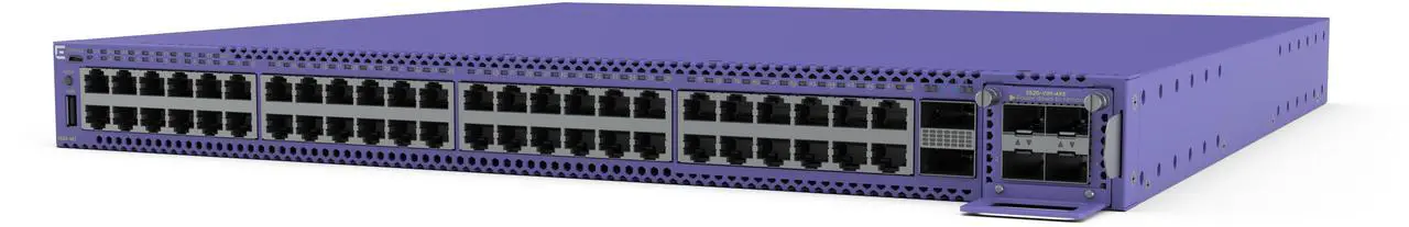 Alt view image 3 of 10 - Extreme Network 5520-48T: High-Performance 48-Port Switch with Advanced Routing, Modular Uplinks, and Enhanced Security