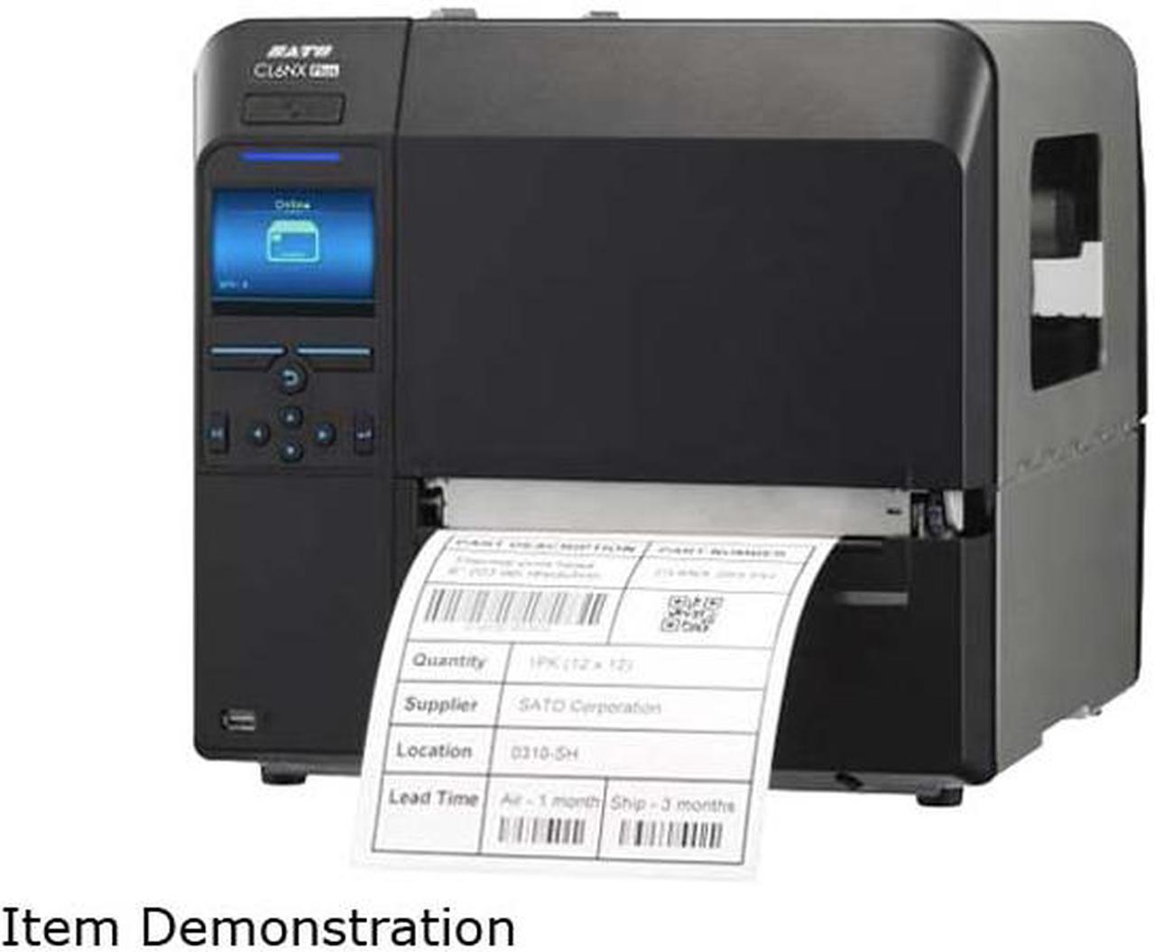 SATO CL6NX PLUS 203DPI 65 THERMAL TRANSFER PRINTER LANUSBSERBLUETOOTH