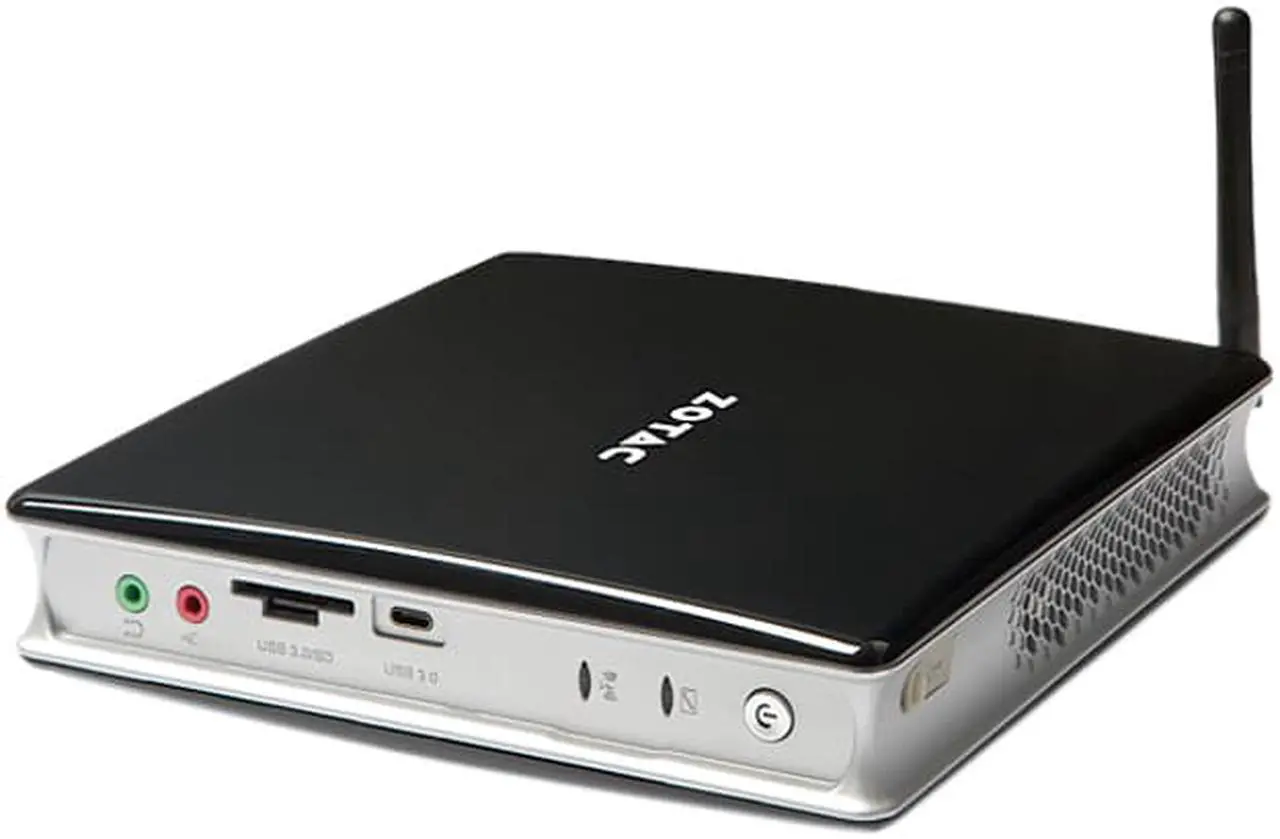 Alt view image 5 of 9 - Zotac System ZBOX-BI325-U-W2B N3160 DDR3L 4G 32G M.2 SSD DVI-D HDMI VGA W10