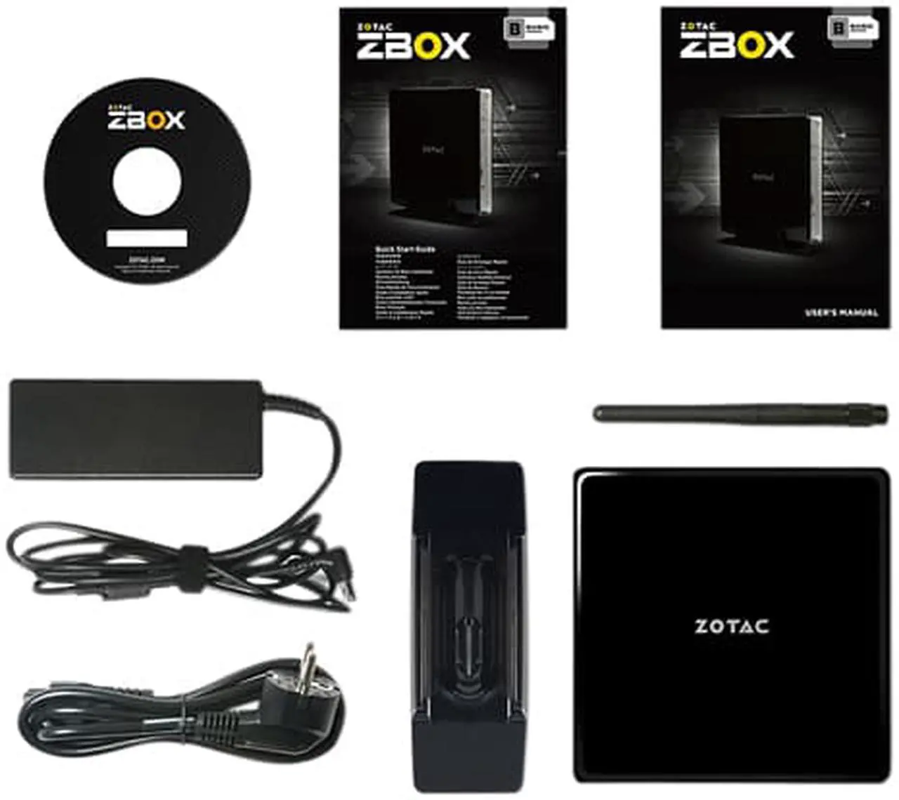 Alt view image 8 of 9 - Zotac System ZBOX-BI325-U-W2B N3160 DDR3L 4G 32G M.2 SSD DVI-D HDMI VGA W10