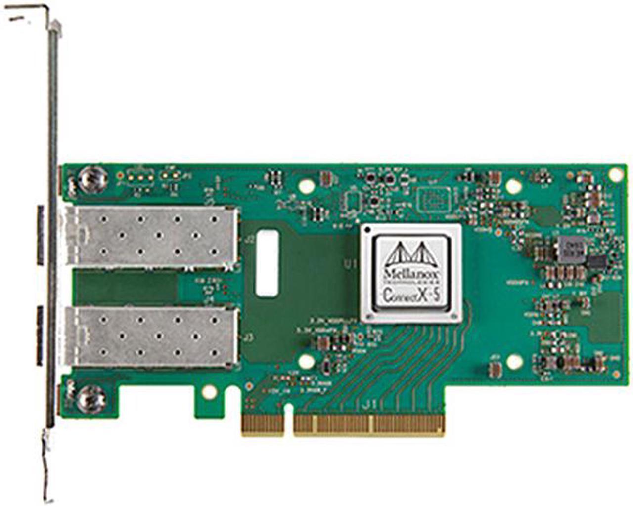 ConnectX-5 EN Network Interface Card, 10/25GbE Dual-port SFP28, PCIe3.0 x8, UEFI Enabled (x86/ARM), Tall Bracket