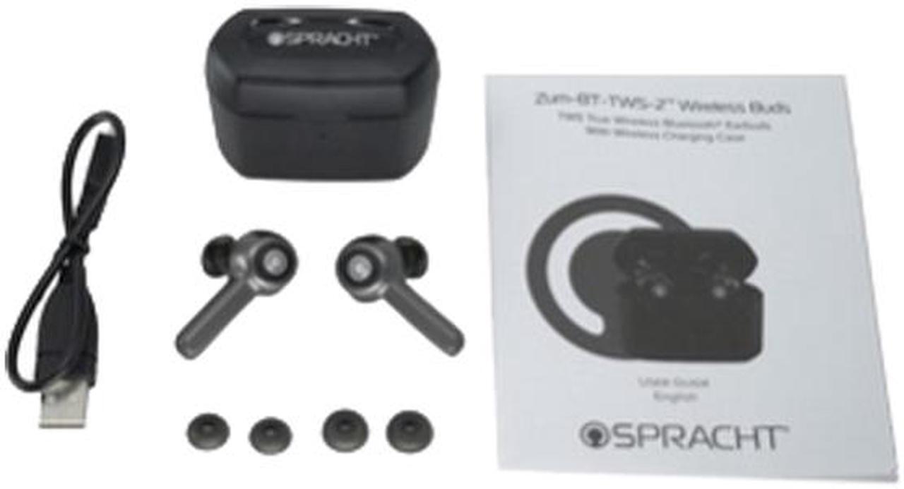 Alt view image 3 of 4 - Spracht Earset - True Wireless - Bluetooth - Earbud - In-ear - Noise Cancelling Microphone