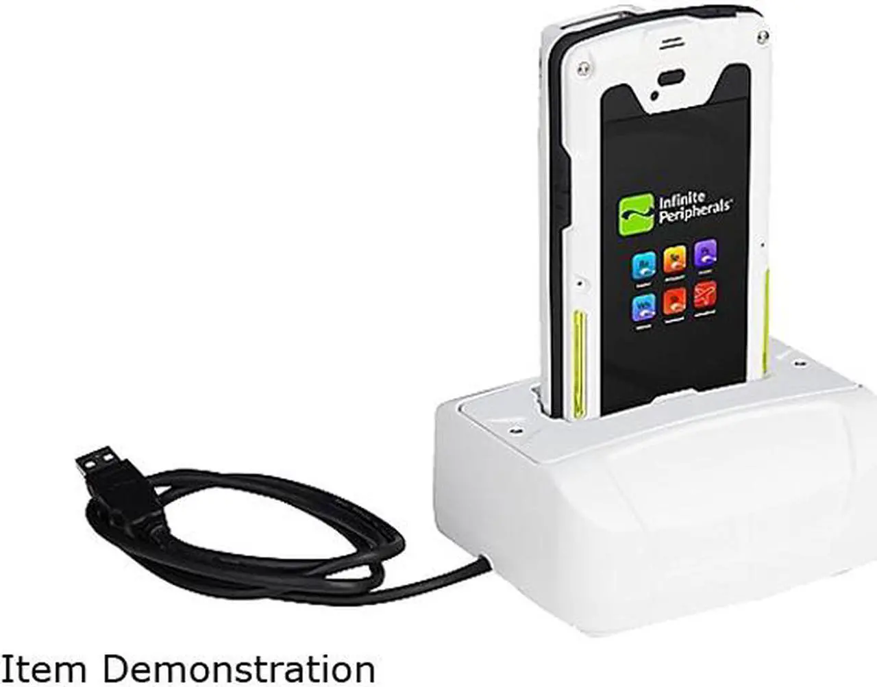 Main image of INFINITE PERIPHERALS INFINEA X CHARGER KITSINGLE STATION IPOD5 IPOD6  LIGHT GREY FITS STD  EXT BATTERY AND FITS PISTOL GRIP WITH POWER SUPPLY