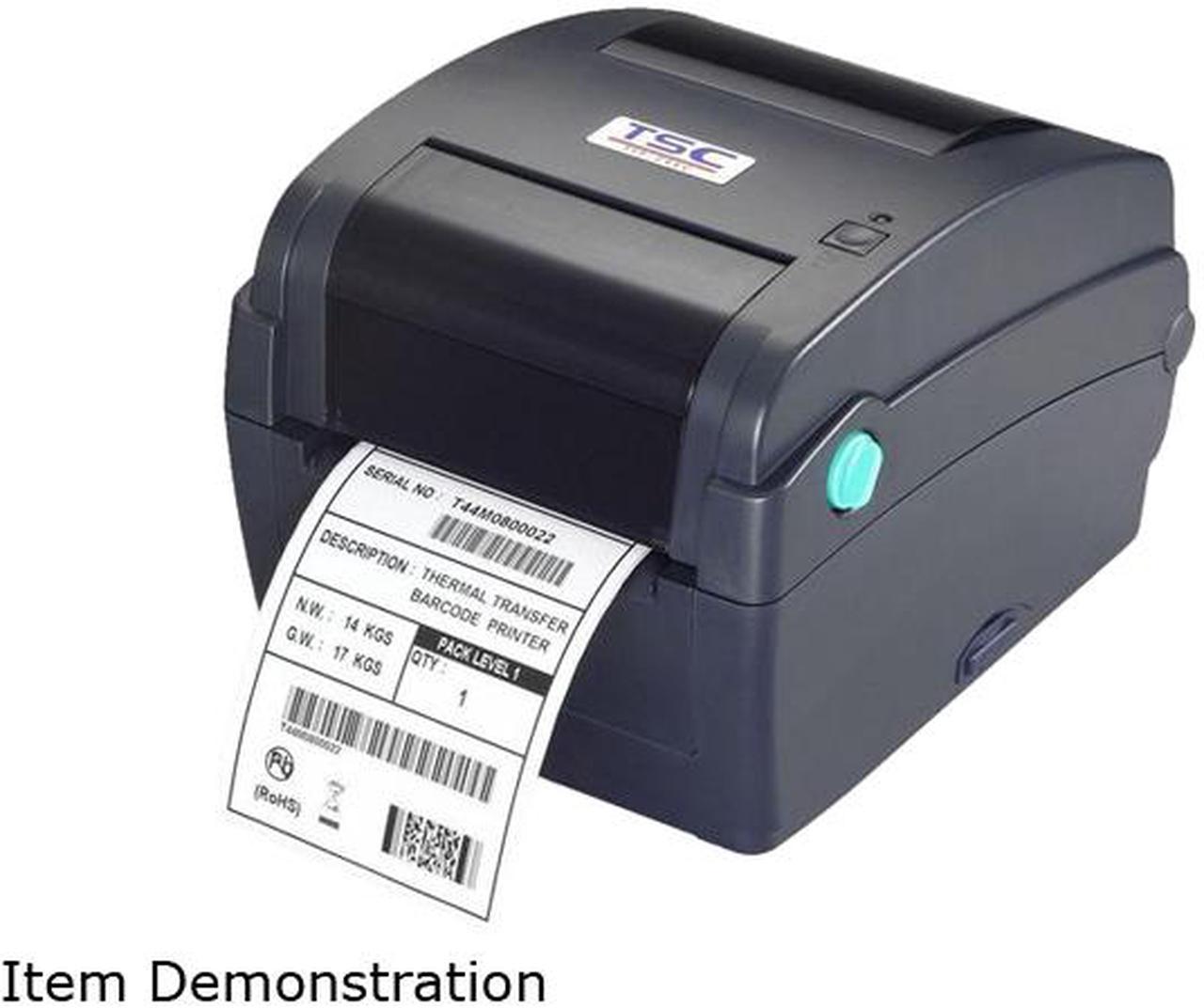 TSC TTP345 THERMAL TRANSFER LABEL PRINTER 300 DPI 5 IPS 3 PORTS  USB PARALLEL SERIAL WITH FACTORY INSTALLED FULL CUTTER REPLACES 99127A02711LF