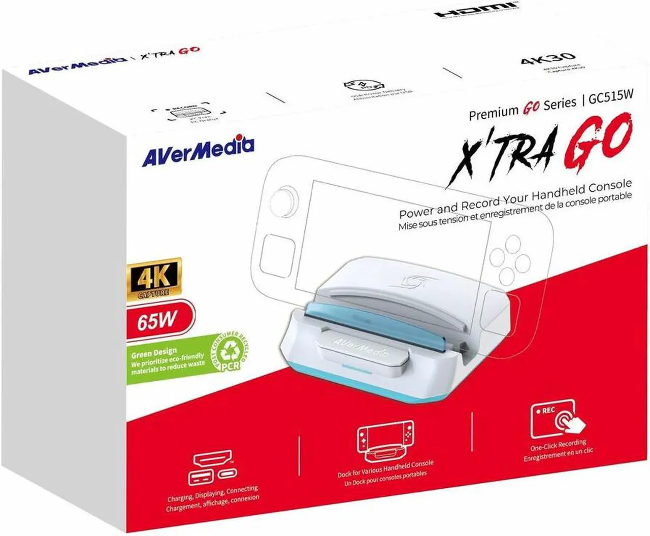Alt view image 3 of 8 - AVerMedia X'TRA GO White GC515