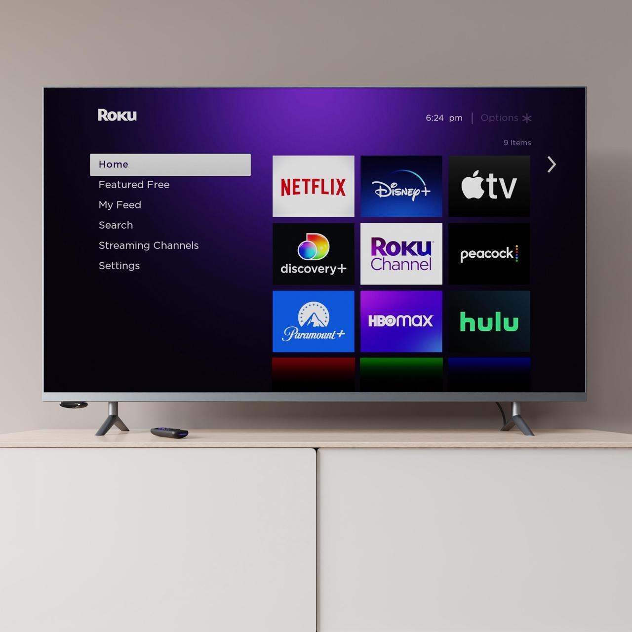 Alt view image 7 of 7 - Roku Express Streaming Media Player with Standard Remote (no TV controls)