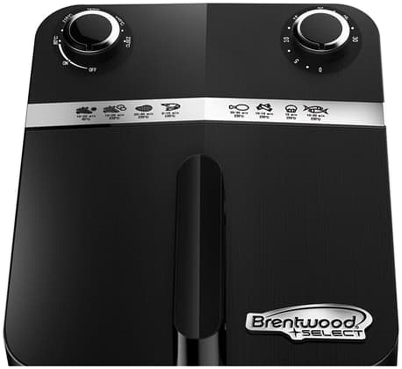 Alt view image 4 of 9 - Brentwood Appliances AF-32SS 3.4-Quart Horizontal Rapid Electric Air Fryer