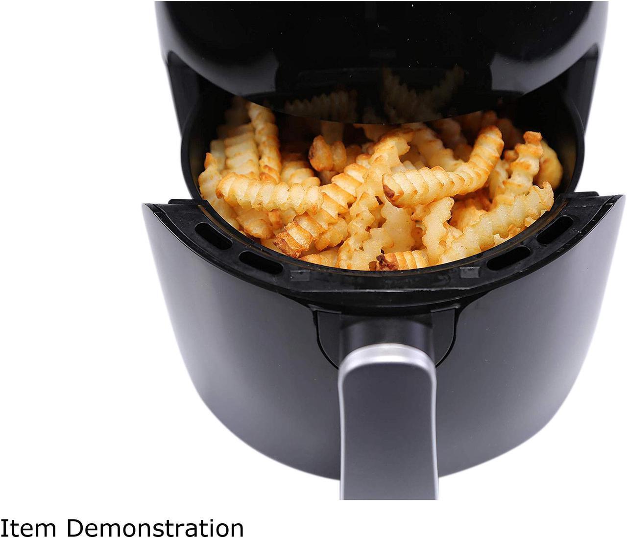 Alt view image 4 of 5 - Continental Electric 2.0 Liter Air Fryer, Black CE-DF309