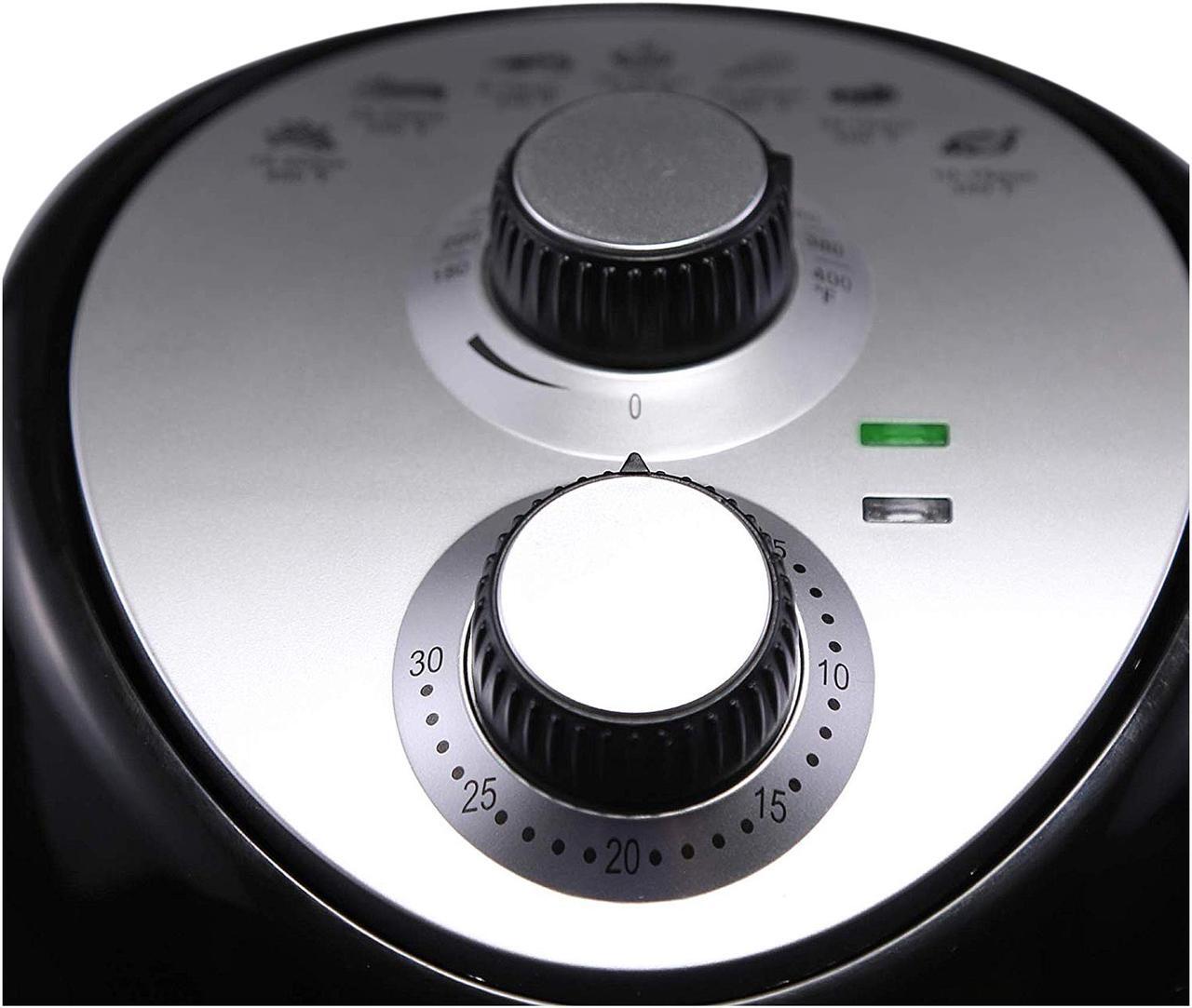Alt view image 3 of 5 - Continental Electric 2.0 Liter Air Fryer, Black CE-DF309