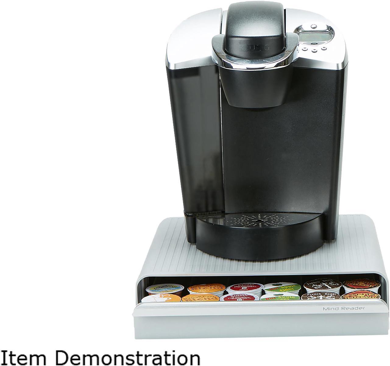 Alt view image 5 of 6 - Mind Reader 36 Capacity K-Cup Single Serve Coffee Pod Storage Drawer Organizer, Grey