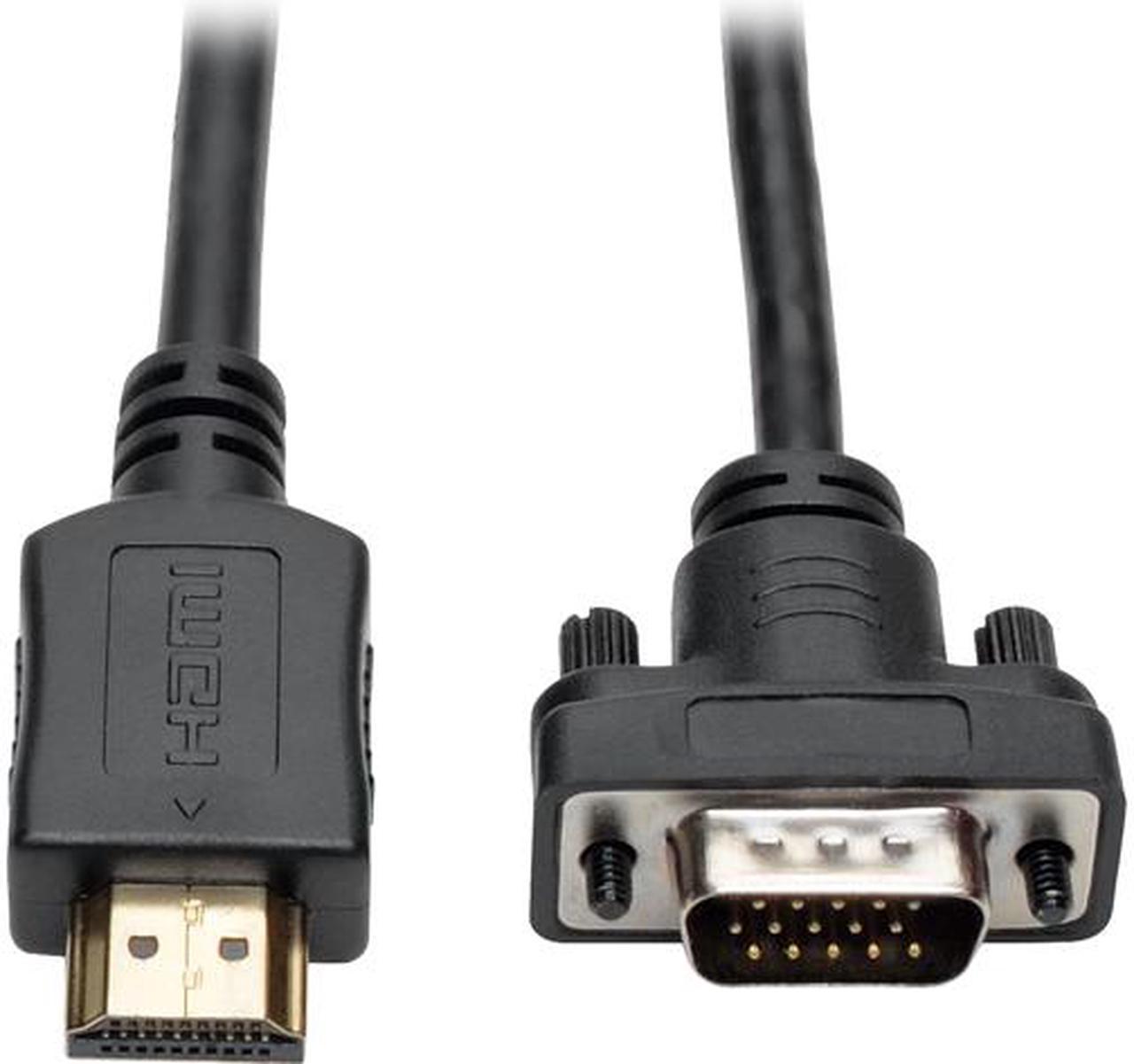 Tripp Lite HDMI to VGA Active Adapter Cable Low Profile HD15 M/M 1080p 3 ft. (P566-003-VGA)