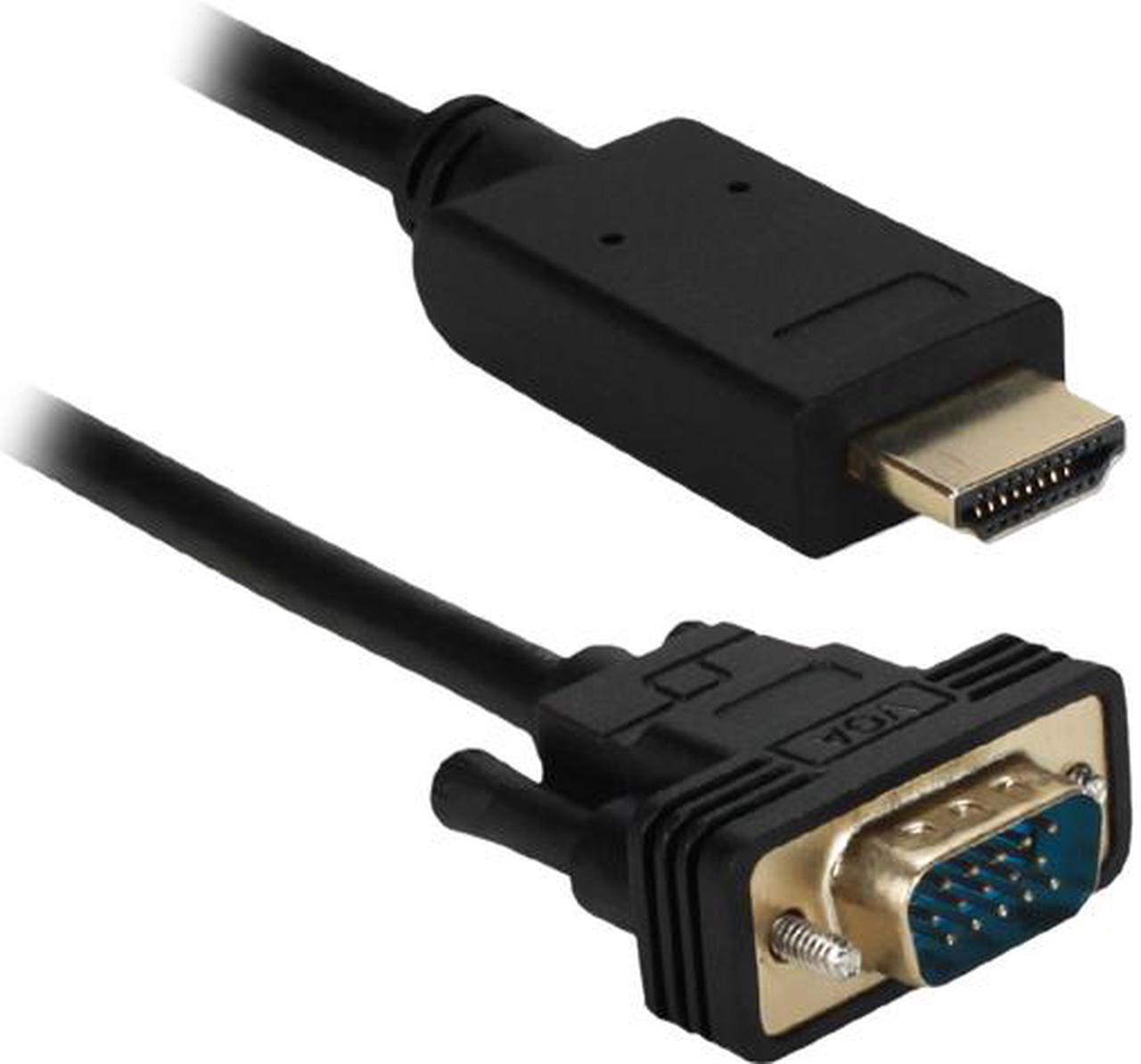 Main image of QVS 10ft HDMI to VGA Video Converter Cable