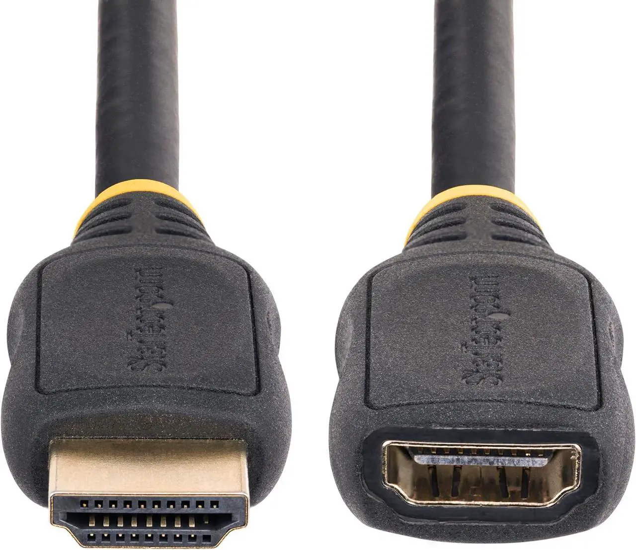 Alt view image 2 of 6 - StarTech 6.6ft 2m HDMI 2.0 Extension Cable High Speed HDMI Port Saver Cable 4K 60Hz HDMI Male to Female Extension Adapter Cord HD2MF6FL
