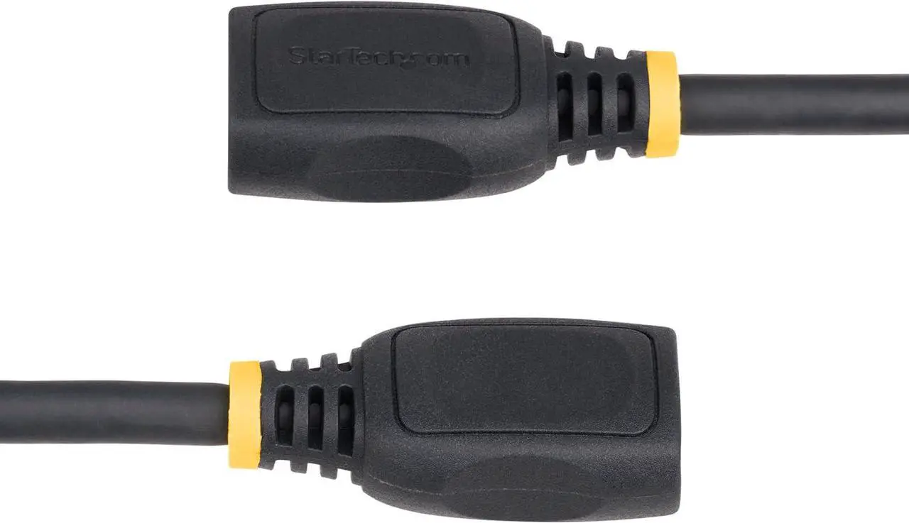 Alt view image 5 of 6 - StarTech 18in 0.5m HDMI 2.0 Extension Cable High Speed HDMI Port Saver Cable 4K 60Hz HDMI Male to Female Extension Adapter Cord HD2MF18INL