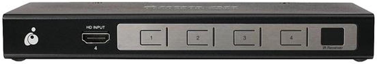 Alt view image 2 of 3 - IOGEAR True 4K 4-Port Switcher with HDMI Connection GHSW8441