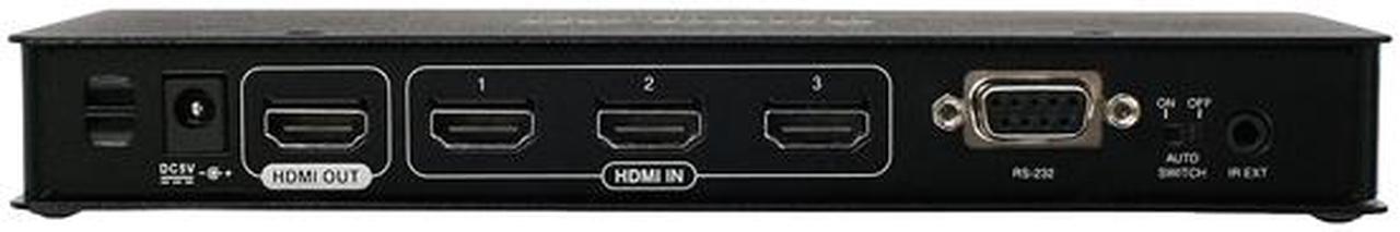 Alt view image 3 of 3 - IOGEAR True 4K 4-Port Switcher with HDMI Connection GHSW8441
