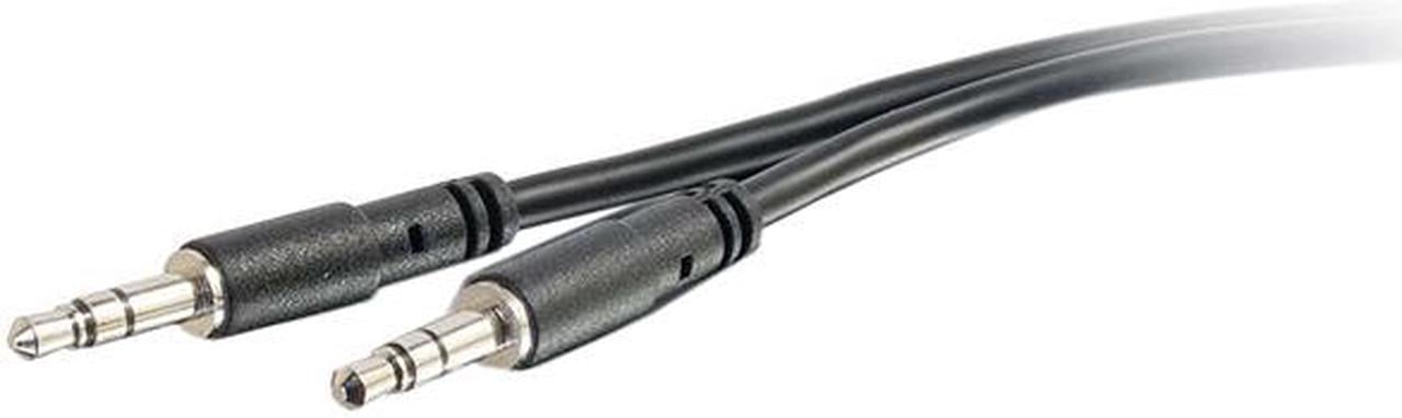 C2G 22601 6 ft. Slim Aux 3.5mm Male to Male Cable