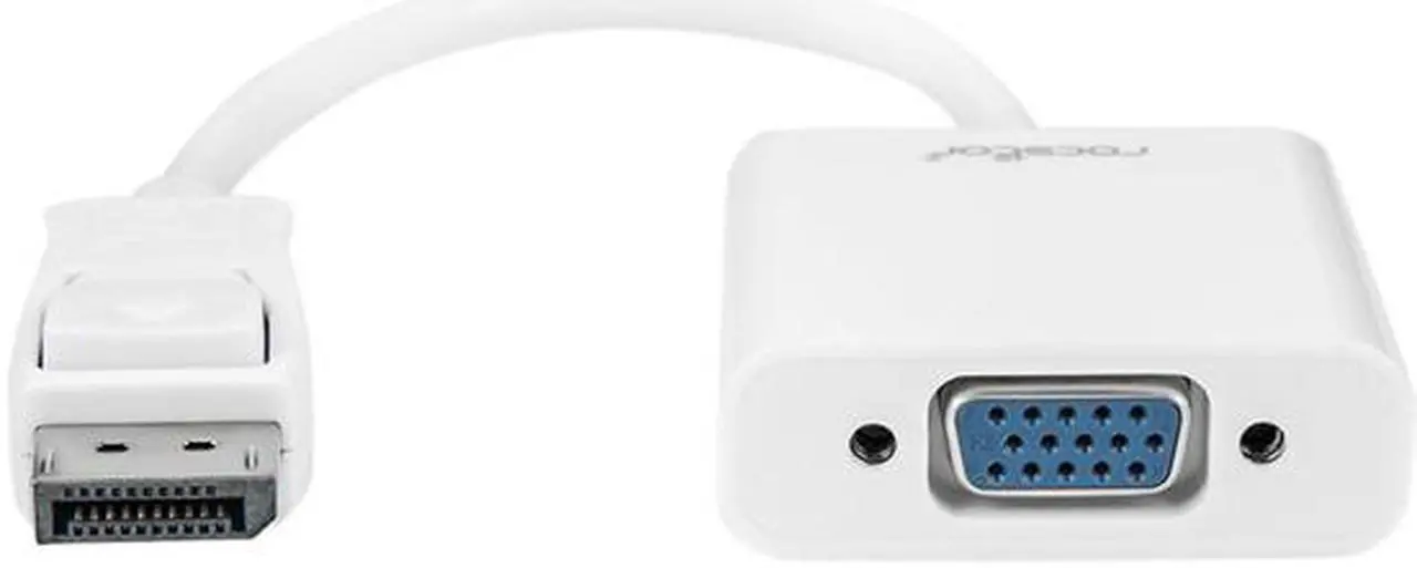Alt view image 2 of 4 - Rocstor Displayport To Vga Video Adapter Converter - Cable Length: 5.9"