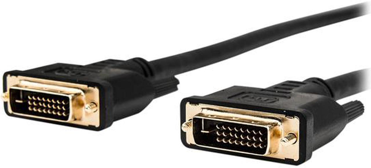 Alt view image 2 of 6 - Rocstor Y10C245-B1 10ft DVI-D Dual Link Display Cable (m/m), Black