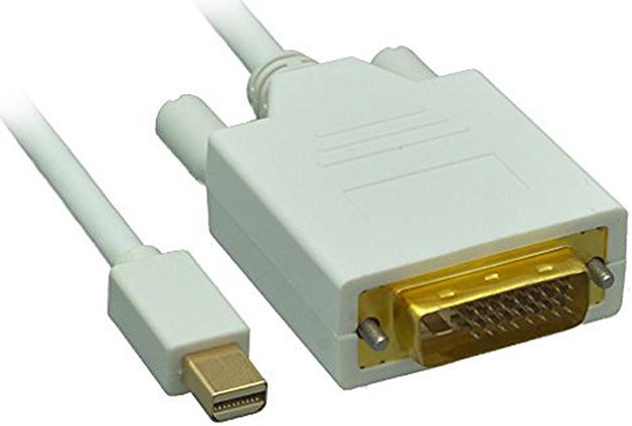 Main image of Unirise MDPDVI-03F-MM 3Ft Mini Displayport To Dvid Dual Link Cable, Male- - Male, 32Awg