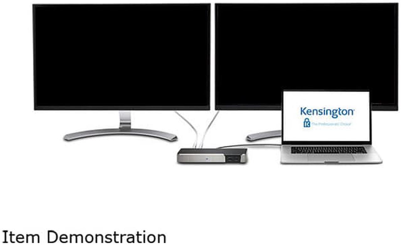 Alt view image 7 of 7 - Kensington SD5000T Thunderbolt 3 Docking Station - for Notebook - 85 W - Thunderbolt 3 - 2 x USB Ports - 2 x USB 3.0 - Network (RJ-45) - VGA - DisplayPort - Audio Line Out - Microphone - Thunderbolt -