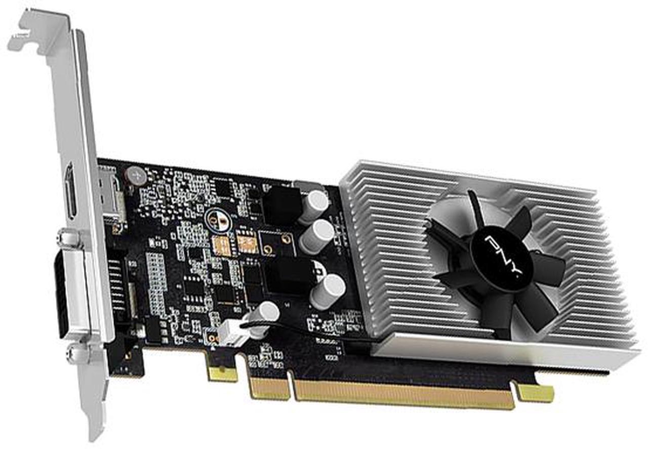 Alt view image 2 of 4 - PNY GeForce GT 1030 2GB GDDR5 PCI-Express 3.0 x16 (x4 Active) Graphics Card VCGGT10302PB-BB